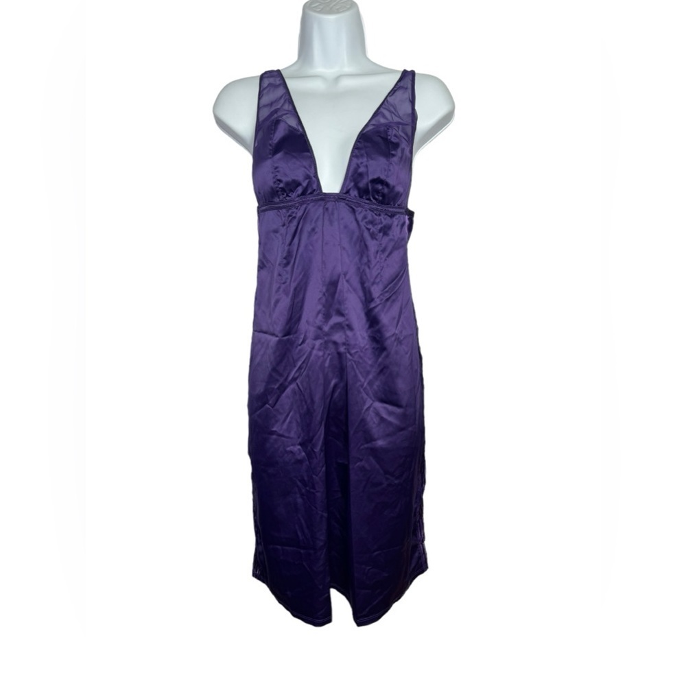 Victoria's Secret Very Sexy Purple Satin Chemise medium